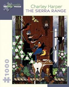 Charley Harper The Sierra Range 1000piec edito da Pomegranate Europe