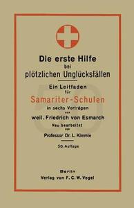 Die Erste Hilfe Bei Plotzlichen Unglucksfallen di Friedrich Von Esmarch edito da Springer