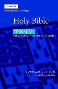 TNIV Bible Popular Edition Burgundy French Morocco Leather edito da Cambridge University Press