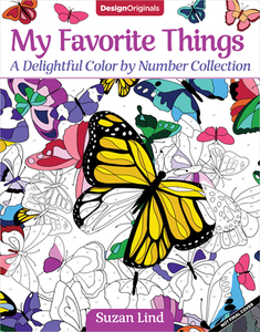 My Favorite Things: A Delightful Color by Number Collection di Suzan Lind edito da DESIGN ORIGINALS