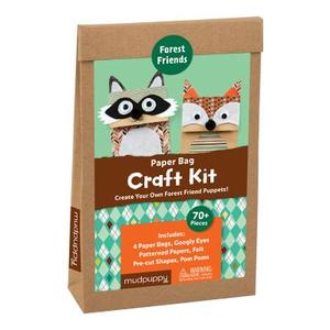 Forest Animals Paper Bag Craft Kit di Mudpuppy edito da Galison