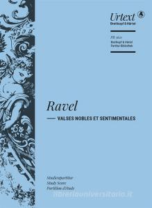 Valses nobles et sentimentales di Maurice Ravel edito da Breitkopf & Härtel