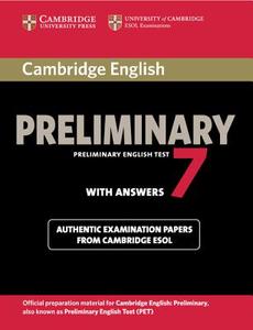 Cambridge English Preliminary 7 di Cambridge Esol edito da CAMBRIDGE
