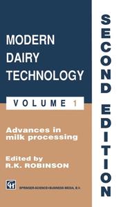 Robinson: Modern Dairy Technology di Robinson, R. Robinson edito da Aspen Publishers