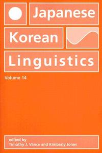 Japanese/Korean Linguistics edito da Centre for the Study of Language & Information