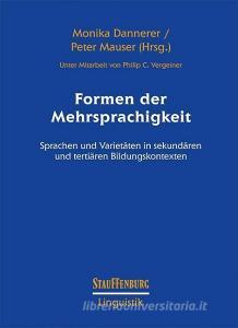 Formen der Mehrsprachigkeit edito da Stauffenburg Verlag