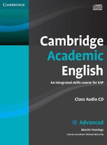 Cambridge Academic English C1 Advanced Class Audio Cd di Martin Hewings edito da Cambridge University Press