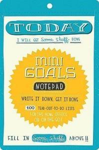 Mini Goals Notepad di Mary Kate McDevitt edito da Chronicle Books