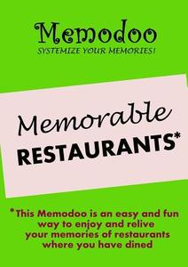 Memodoo Memorable Restaurants di Memodoo edito da Confetti Publishing
