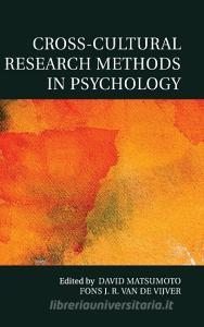 Cross-Cultural Research Methods in Psychology edito da Cambridge University Press