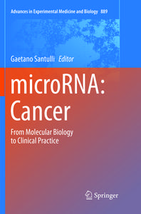 Microrna: Cancer edito da Springer International Publishing Ag