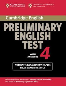 Cambridge Preliminary English Test 4 Student's Book with Answers di Cambridge ESOL edito da Cambridge University Press