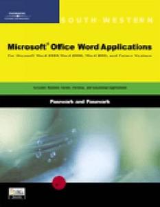 Microsoft Word Applications Complete Tutorial: For Microsoft Office XP and Office 2000 di Pasewark Ltd edito da Course Technology
