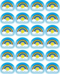 Rainbows Shape Stickers di Dj Inkers edito da D. J. Inkers