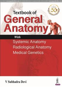 Textbook of General Anatomy di V Subhadra Devi edito da Jaypee Brothers Medical Publishers