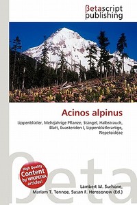Acinos Alpinus edito da Betascript Publishing