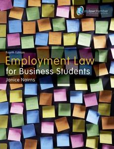 Employment Law For Business Students di Janice Nairns edito da Pearson Education Limited