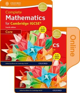 Complete Mathematics For Cambridge Igcse (r) Print & Online Student Book (core) di David Rayner edito da Oxford University Press