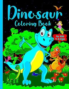 Dinosaur coloring book for Kids: Wonderful for children aged 4 to 8, The first of the coloring books for boys and girls, a wonderful gift for young ch di Bia Kimie edito da LIGHTNING SOURCE INC