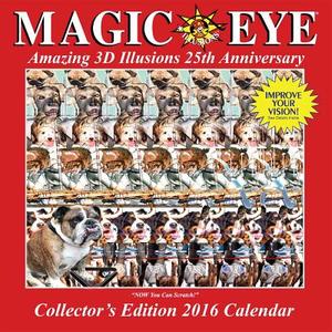 Magic Eye 2016 Wall Calendar di Magic Eye Inc edito da Browntrout Publishers Ltd