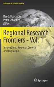 Regional Research Frontiers - Vol. 1 edito da Springer-Verlag GmbH