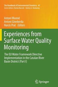 Experiences from Surface Water Quality Monitoring edito da Springer International Publishing