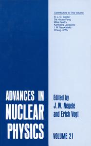 Advances in Nuclear Physics: Volume 21 edito da Plenum Publishing Corporation