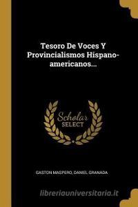 Tesoro de Voces Y Provincialismos Hispano-Americanos... di Gaston C. Maspero, Daniel Granada edito da WENTWORTH PR