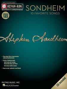 Sondheim: Jazz Play-Along Volume 183 di Stephen Sondheim edito da HAL LEONARD PUB CO