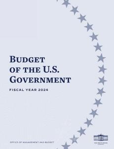 Budget of the U.S. Government - FISCAL YEAR 2024 di Office Of Management And Budget edito da Independently Published