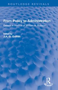 From Policy To Administration edito da Taylor & Francis Ltd