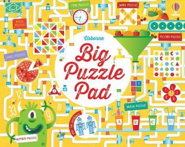 Big Puzzles Pad di Kirsteen Robson edito da Usborne Publishing Ltd