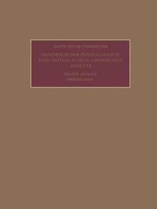 Allgemeine Untersuchungsmethoden edito da Springer Berlin Heidelberg