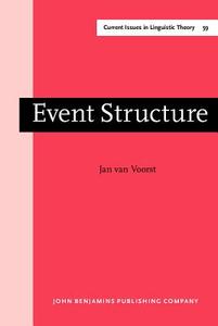 Event Structure di Jan van Voorst edito da John Benjamins Publishing Co