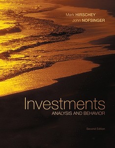 Investments di Mark Hirschey, John R. Nofsinger edito da Mcgraw-hill Education - Europe