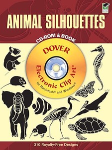 Animal Silhouettes Cd-rom And Book di Ellen Sandbeck edito da Dover Publications Inc.