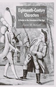 Eighteenth-Century Characters di E. McGirr edito da Macmillan Education UK