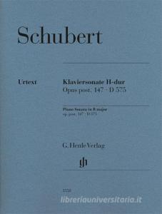 Schubert, Franz - Klaviersonate H-dur op. post. 147 D 575 edito da Henle, G. Verlag