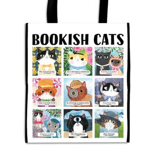 Bookish Cats Reusable Shopping Bag di Mudpuppy edito da Galison