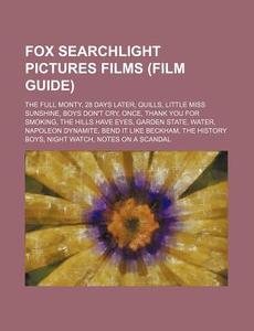 Fox Searchlight Pictures Films Film Gui di Source Wikipedia edito da Books LLC, Wiki Series