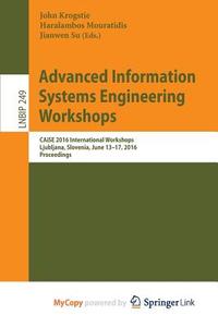 Advanced Information Systems Engineering Workshops edito da Springer Nature B.V.