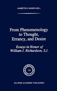 From Phenomenology to Thought, Errancy, and Desire edito da Springer Netherlands