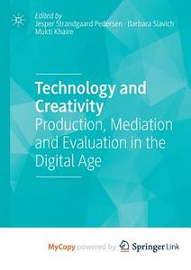 Technology And Creativity edito da Springer Nature B.V.