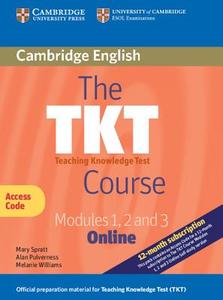 The Tkt Course Modules 1, 2 And 3 Online (trainee Version Access Code Card) di Mary Spratt, Alan Pulverness, Melanie Williams edito da Cambridge University Press