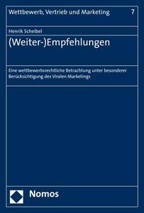(Weiter-)Empfehlungen di Henrik Scheibel edito da Nomos Verlagsges.MBH + Co