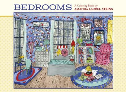 Bedrooms A Coloring Book By Amanda Laurel Atkins edito da Pomegranate Communications Inc,us