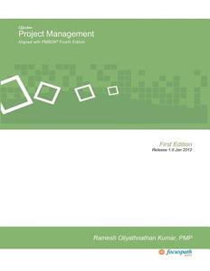 Effective Project Management Aligned with Pmbok di MR Ramesh Oliyathnathan Kumar edito da Createspace