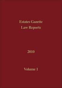 EGLR 2010 Volume 1 edito da Taylor & Francis Ltd
