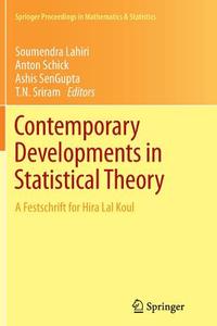 Contemporary Developments in Statistical Theory edito da Springer International Publishing