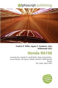 Honda Ra106 edito da Vdm Publishing House